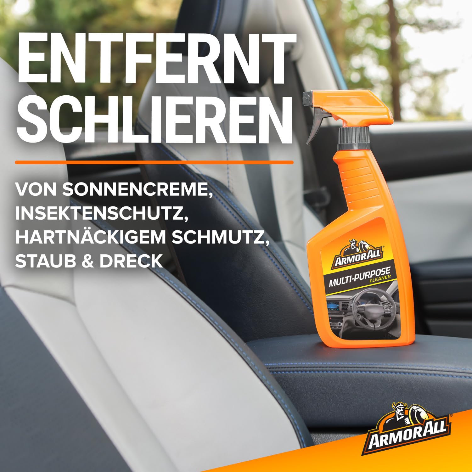 Armor All Vielzweck‑Reinigungsspray Innen & Außen – Entfernt Schmutz & Insekten – Für alle Oberflächen außer Leder – Auto & Motorradpflege – Hergestellt im Vereinigten Königreich 5