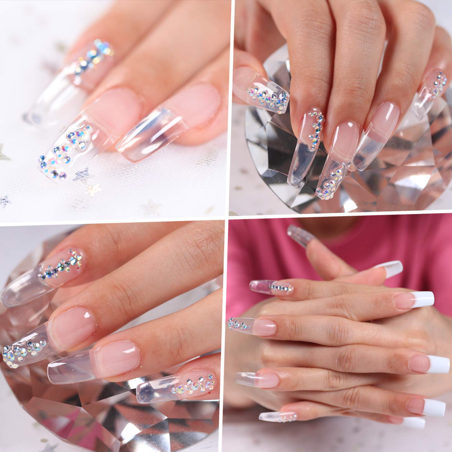 Makartt Nail Extension Gel Clear Builder Gel Nail Gel Trendy Nail Art Design Nail Extension Gel Salon Nail Easy DIY at Home 50ML P-21: Beauty
