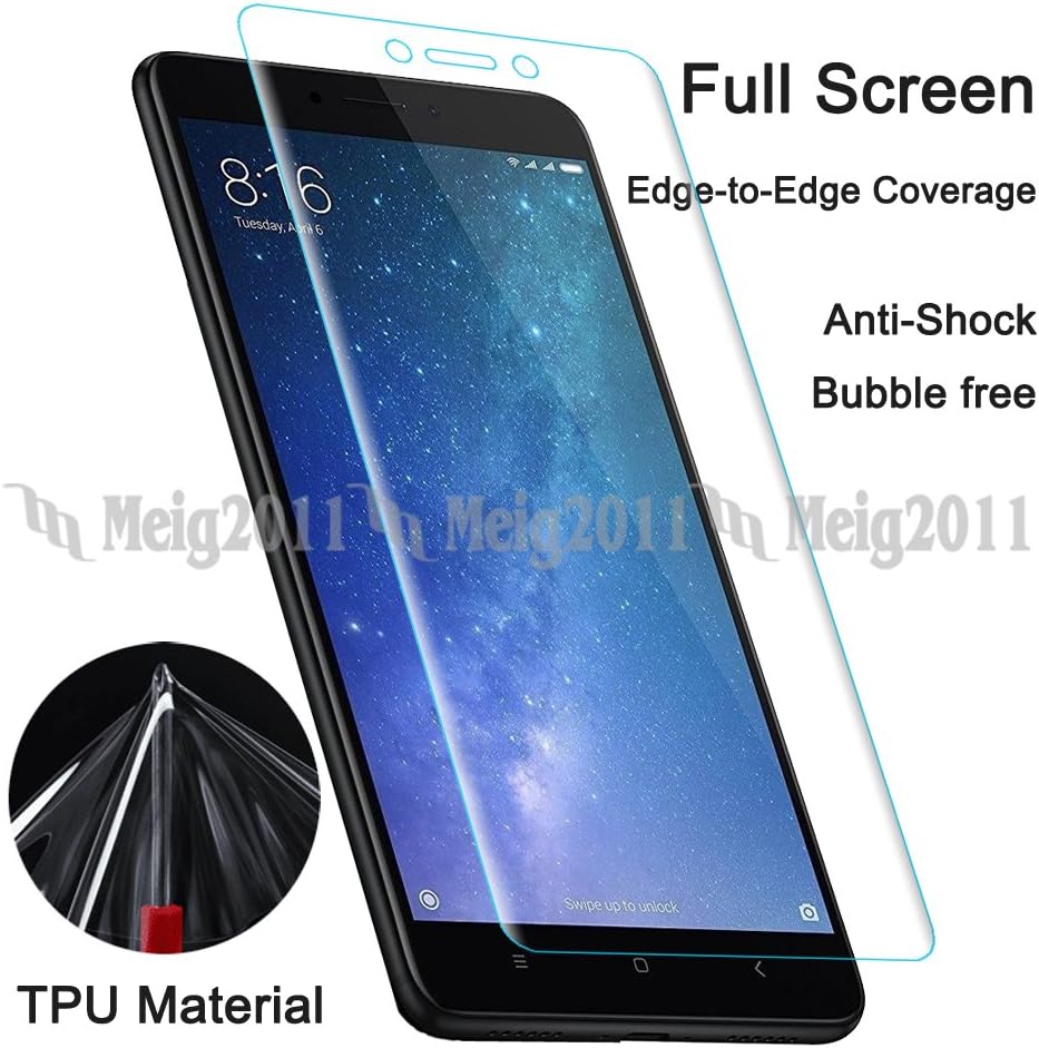 Full Cover Soft TPU Screen Protector Film for Xiaomi Mi Max 2 (6.44")
