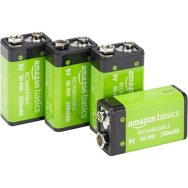 Amazon.com: GTBriter GP 9V NiMH 8.4v 200mAh Rechargeable