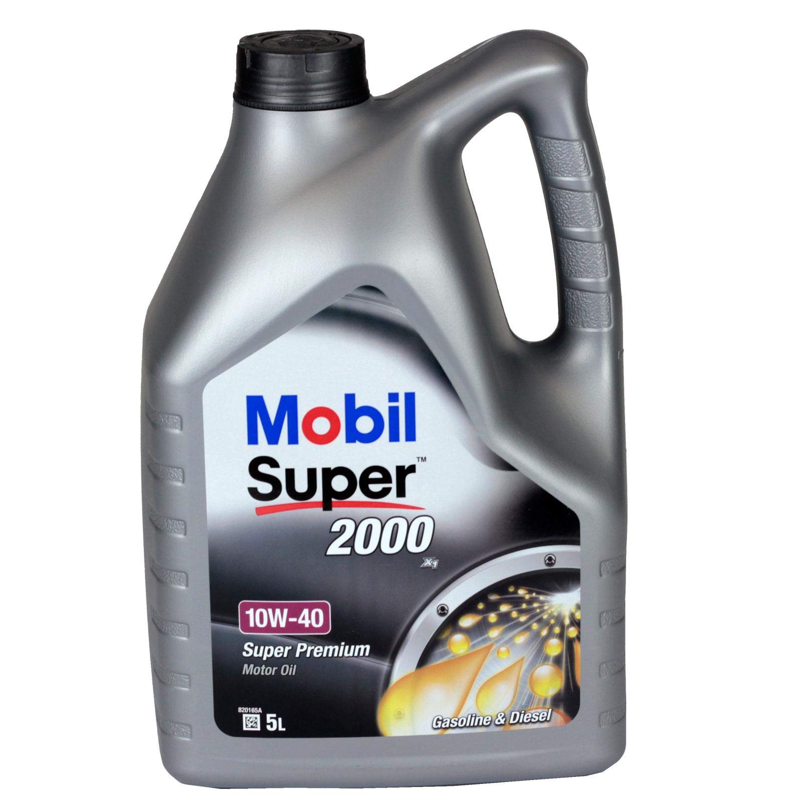 Mobil 1 Super 2000 X1 10W-40 Engine Oil, 5 Liters