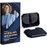 NOMEAROD 1 Pack Stick-On Bifocal Lenses for Sunglasses, Convert Sunglasses, Goggles into Magnified Reading Glasses Reuable, +175