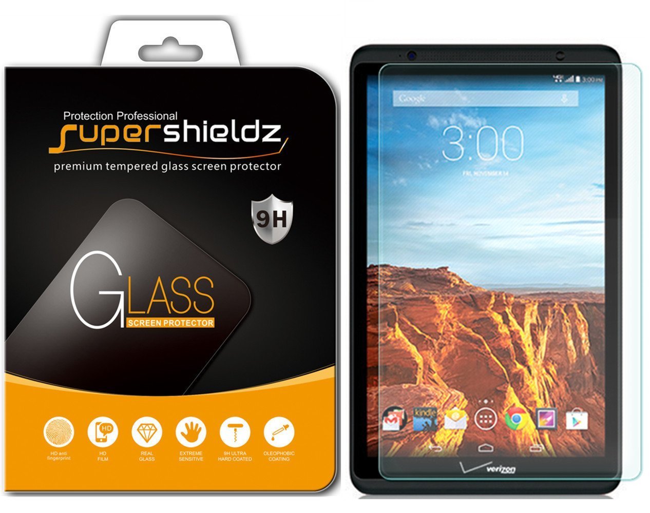 Best Lg Verizon Tablet Tempered Glass Screen Protector