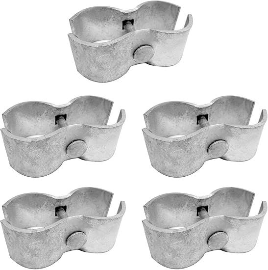 Fencing Business & Industrial 8 Saddle Clamps Panel 1 5/8" for Dog Pen