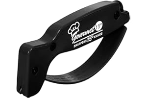 AccuSharp Knife Sharpener, Ergonomic Comfortable Handle, Compact & Easy to Use, Restore and Hone Straight & Serrated Knives, 