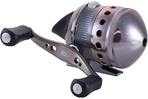 Zebco Delta Spincast Fishing Reel, 5 Bearings (4 Clutch), Instant Anti-Reverse with Dial-Adjustable Drag, All-Metal Gears