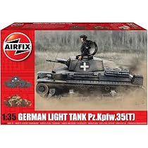 LEVEL 2 MODEL KIT GERMAN PZ.KPFW.35(T) LIGHT TANK 1/35 SCALE BY AIRFIX A1362