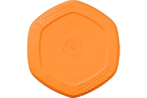 PROJECT HIVE ·PET COMPANY· - Sweet Mango Scented - Hive Frisbee Disc for Dogs - Great for Fetch - Includes a Lick mat on Back - Floats in Water, Smooth Glide - Made in The USA