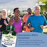 Natures Aid Glucosamine MSM Chondroitin with Vitamin C 180 Tablets High Strength view 2