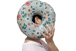 Zuobloe Piercing Pillow for Side Sleepers, Ear Pillows with Ear Hole for Ear Pain, cnh, O-Shaped Side Sleeping Ear Guard Pillow