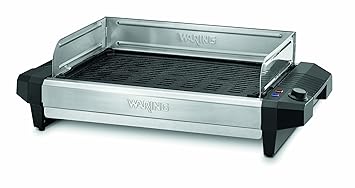 Waring Pro CIG100 Professional 1800-Watt Cast-Iron Grill Waring Contact Grill and Griddle WGG500SSQ