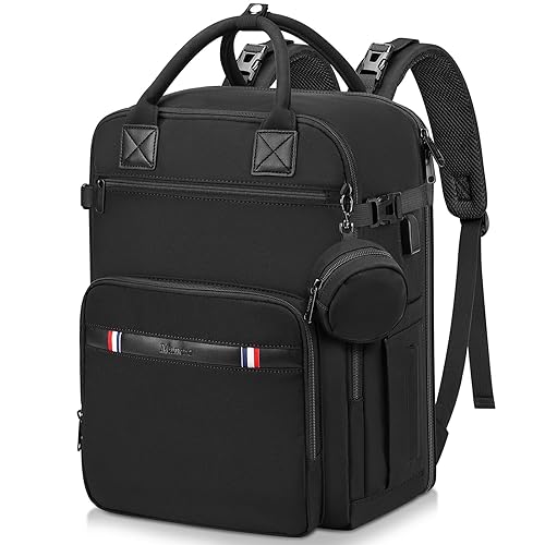 Mancro Travel Diaper Bag Backpack for Moms Dads, Large Baby