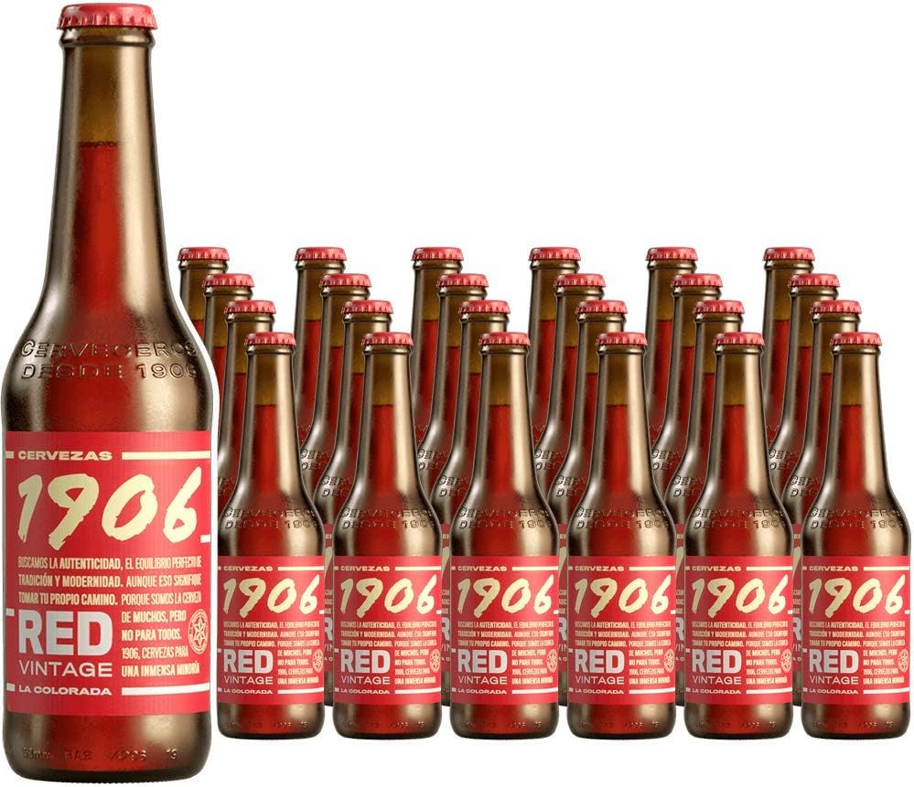 24 botellas de cerveza 1906 Red Vintage por 15,80€ ¡¡47% de descuento!!