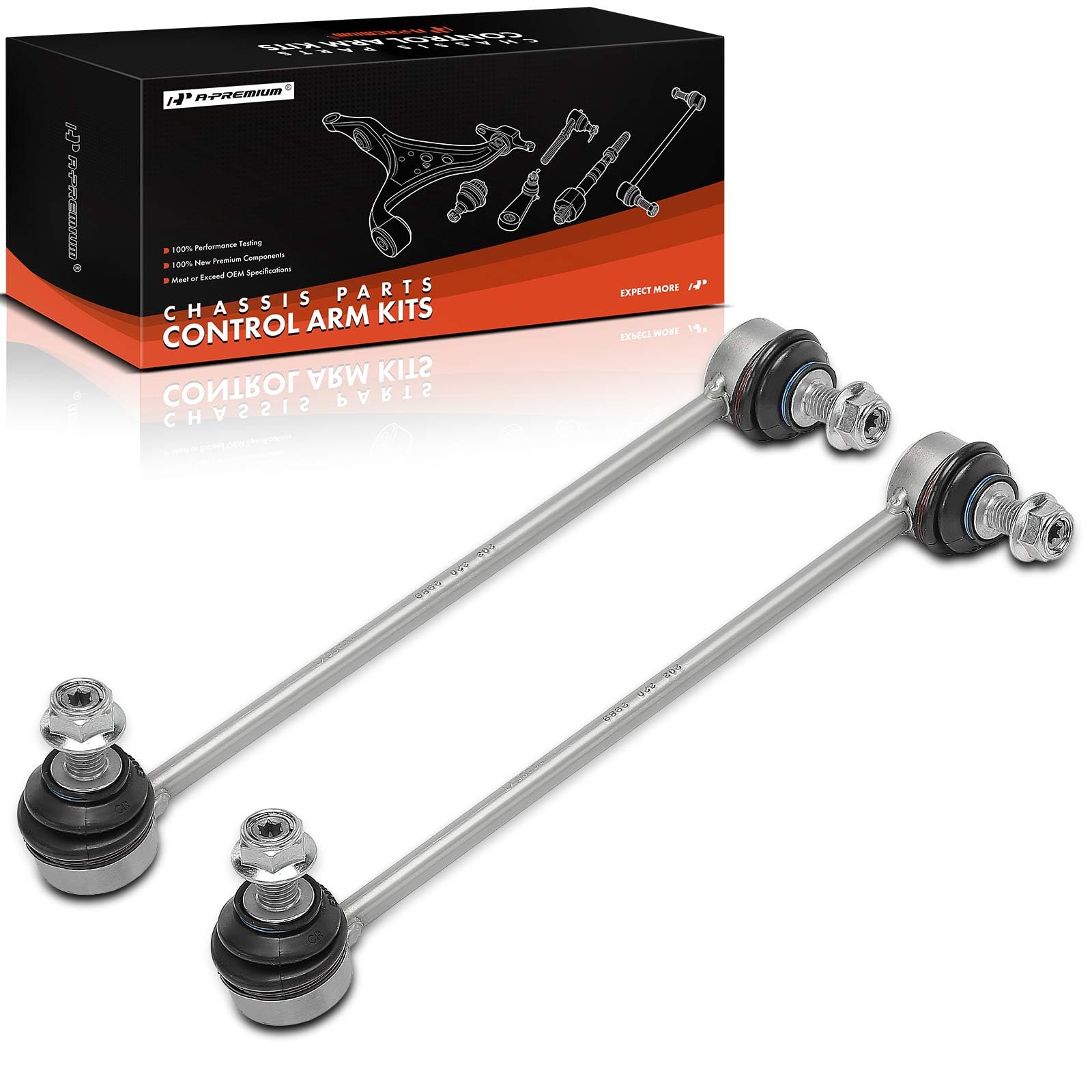 A-Premium 2 x Front Sway Bar Links Stabilizer Bar Links, Compatible ...