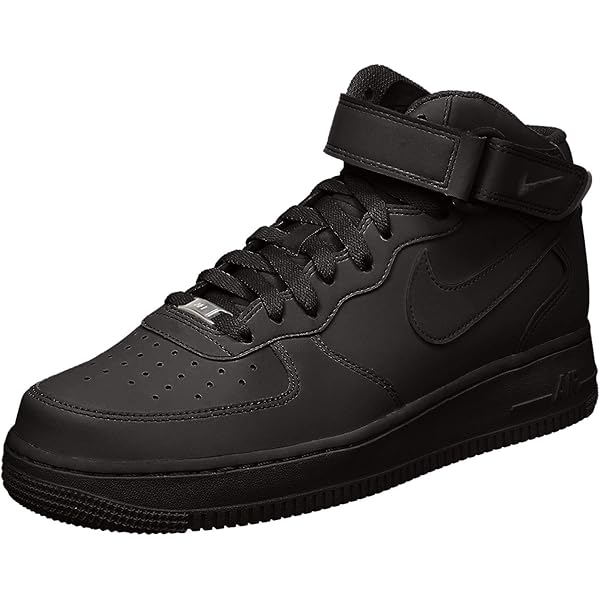 air force 1 high black and white