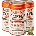 Skinny Coffee Super Boost Weight Loss Coffee, Fat Burners for Men & Women, Sugar-Free, Keto, Vegan, Reduces Bloating, Supports Energy & Metabolism, Appetite Suppressant for Weight Loss (Pack of 3)
