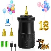 IDAODAN Electric Balloon Pump, Portable Electric Balloon Blower Machine Inflator Air Pump for Party Decorations