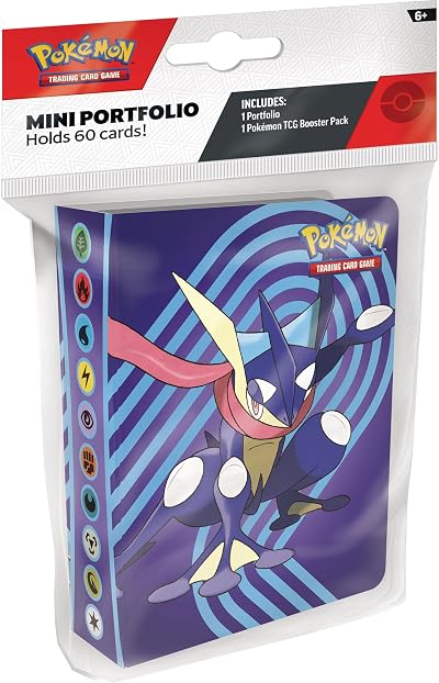 Pokémon TCG Mini Portfolio 60-Card Portfolio & 1 Booster Pack