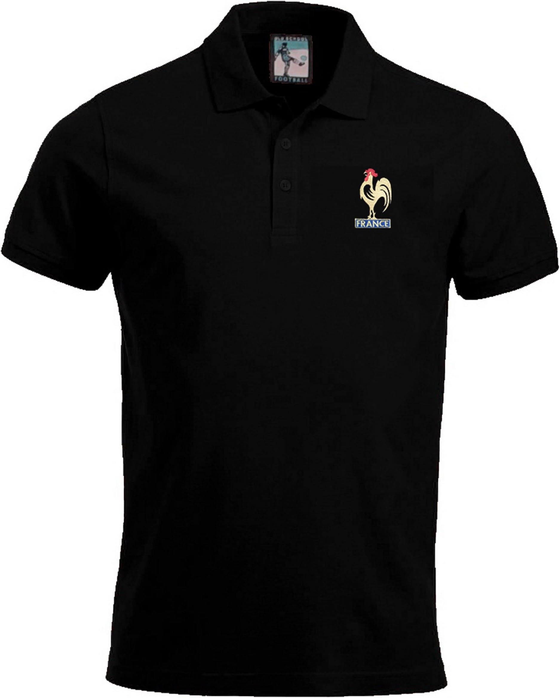 France National Football Polo Sizes S-XXXL Embroidered Logo