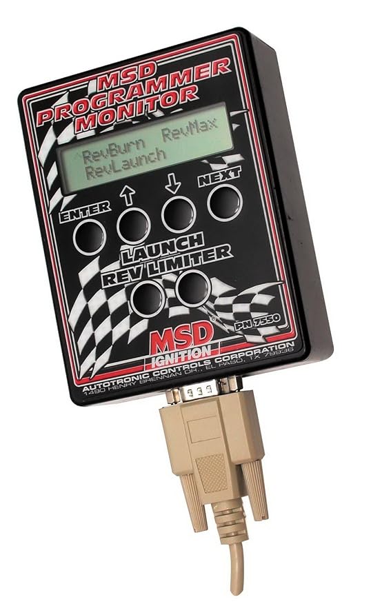 MSD Ignition 7550 Programmer Monitor For 7530 Amazon.es Coche y moto