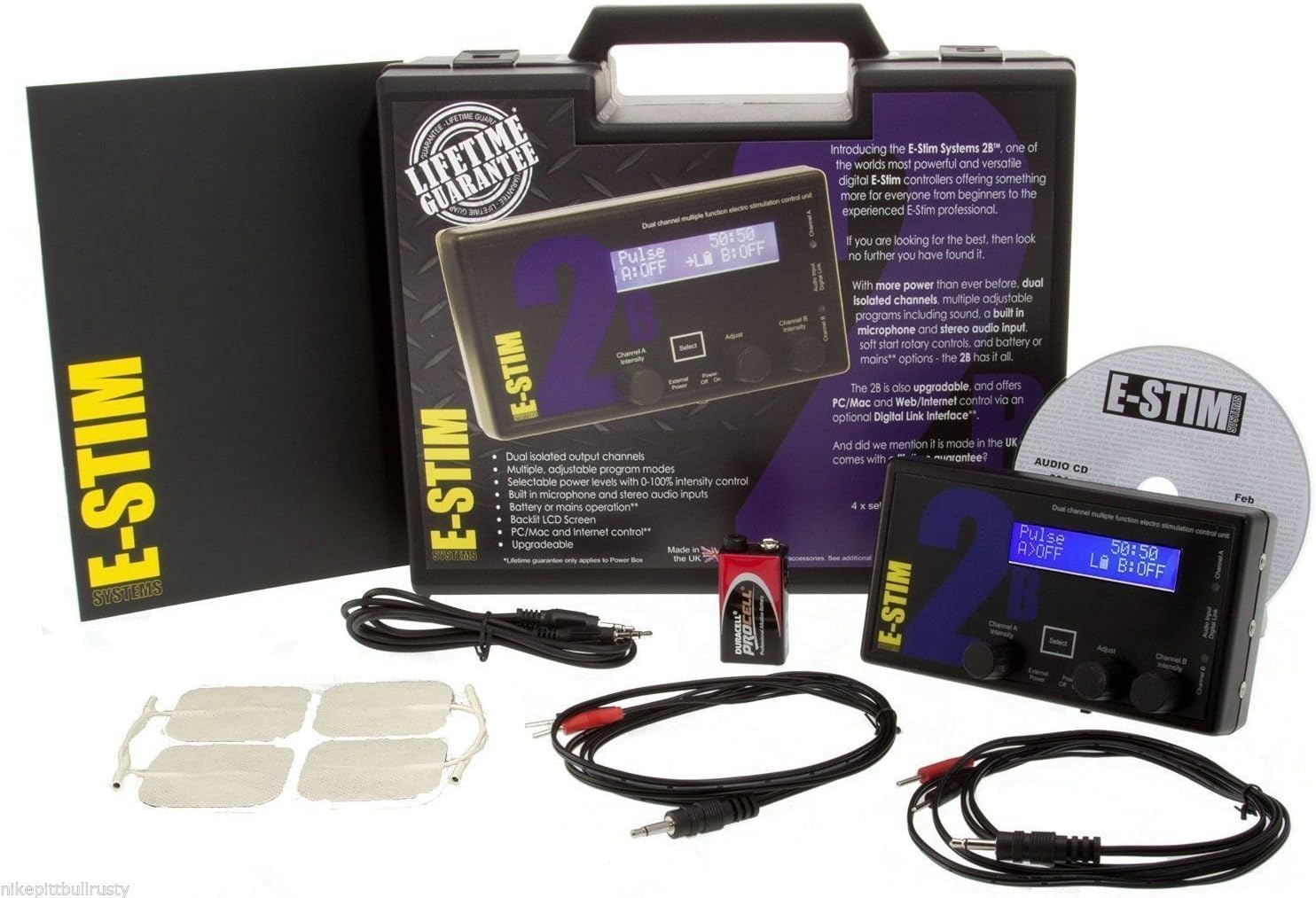 EStim EBox Series 2B Electro Stimulation Kit Health