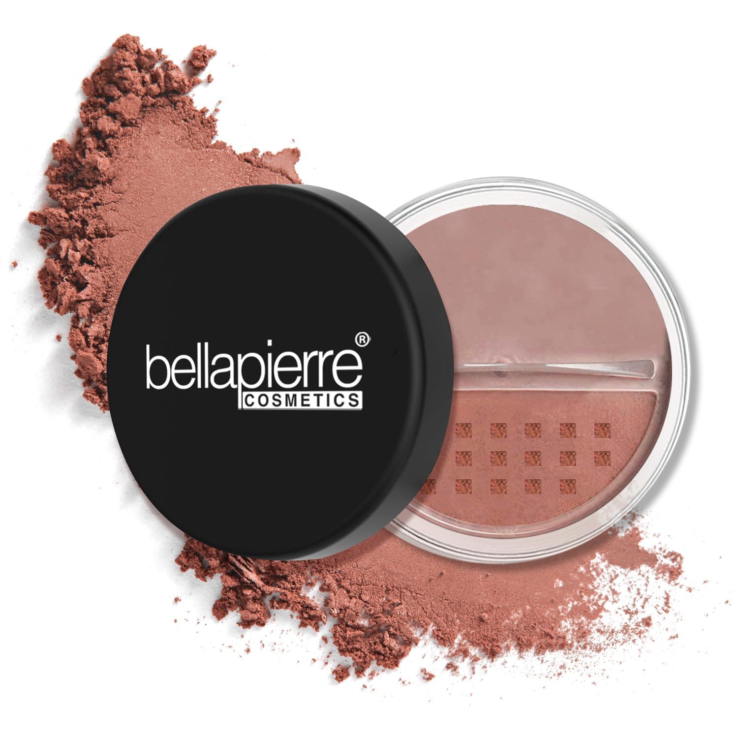 bellapierre Mineral Blush Warms Complexion for a Healthy Glow | Non-Toxic & Paraben Free | Hypoallergenic | Loose Powder – 4 Grams – Amaretto