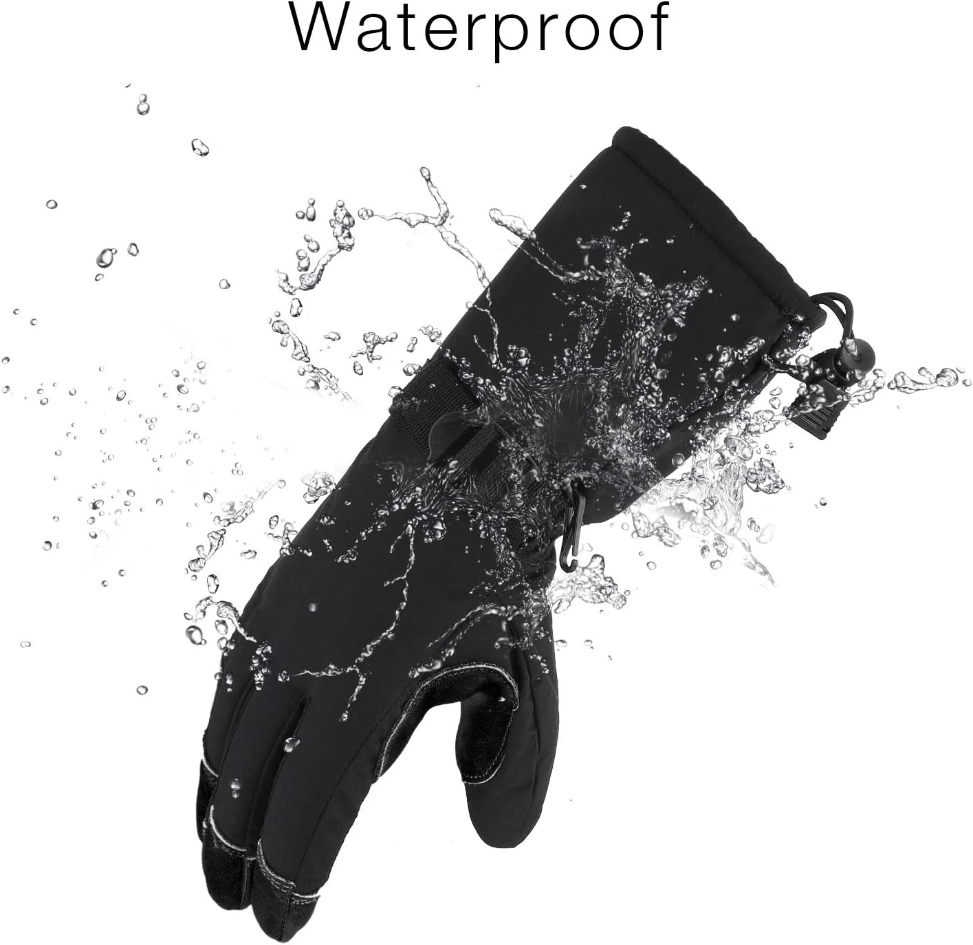 OZERO -30℉ Cold Winter Skiing Snowboarding Gloves for Men and Women Waterproof : Sports & Outdoors