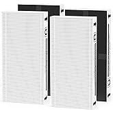 SAKEGDY 4 Pack HRF201BC HEPA-Type Replacement Filter U, Compatible with Honeywell Air Purifier HHT270C, HHT290C and Febreze F