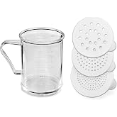 New Star Foodservice 22513 Polycarbonate Plastic Dredge Shaker with 3 Snap-on Lids, Seasoning Sugar Spice Pepper Shaker, 10 OZ
