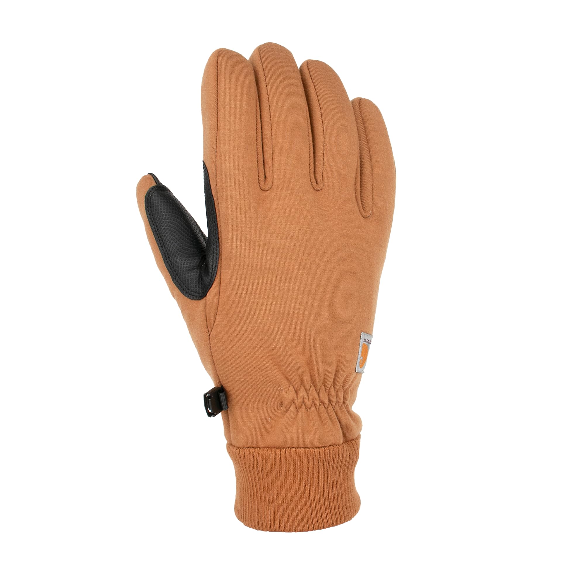 Carhartt Men's Wind Fighter® Thermal-Lined Fleece Touch-Sensitive Knit Cuff Glove, Brown, 2X-Large Image