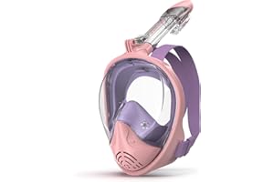 G2RISE Full Face Snorkel Mask Adults Snorkeling Set Gear for Kids with Detachable Camera Mount, Safe Breathing, Anti Fog Anti Leak