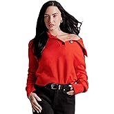 Amazon Essentials (Demi's Pick) Women's Relaxed-Fit Button Collar Sweater