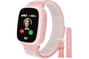 4G Kids Smart Watch, Kids GPS Watch with Call SOS Voice & Video Chat WiFi Bluetooth Music Pedometer Alarm Camera School Mode 