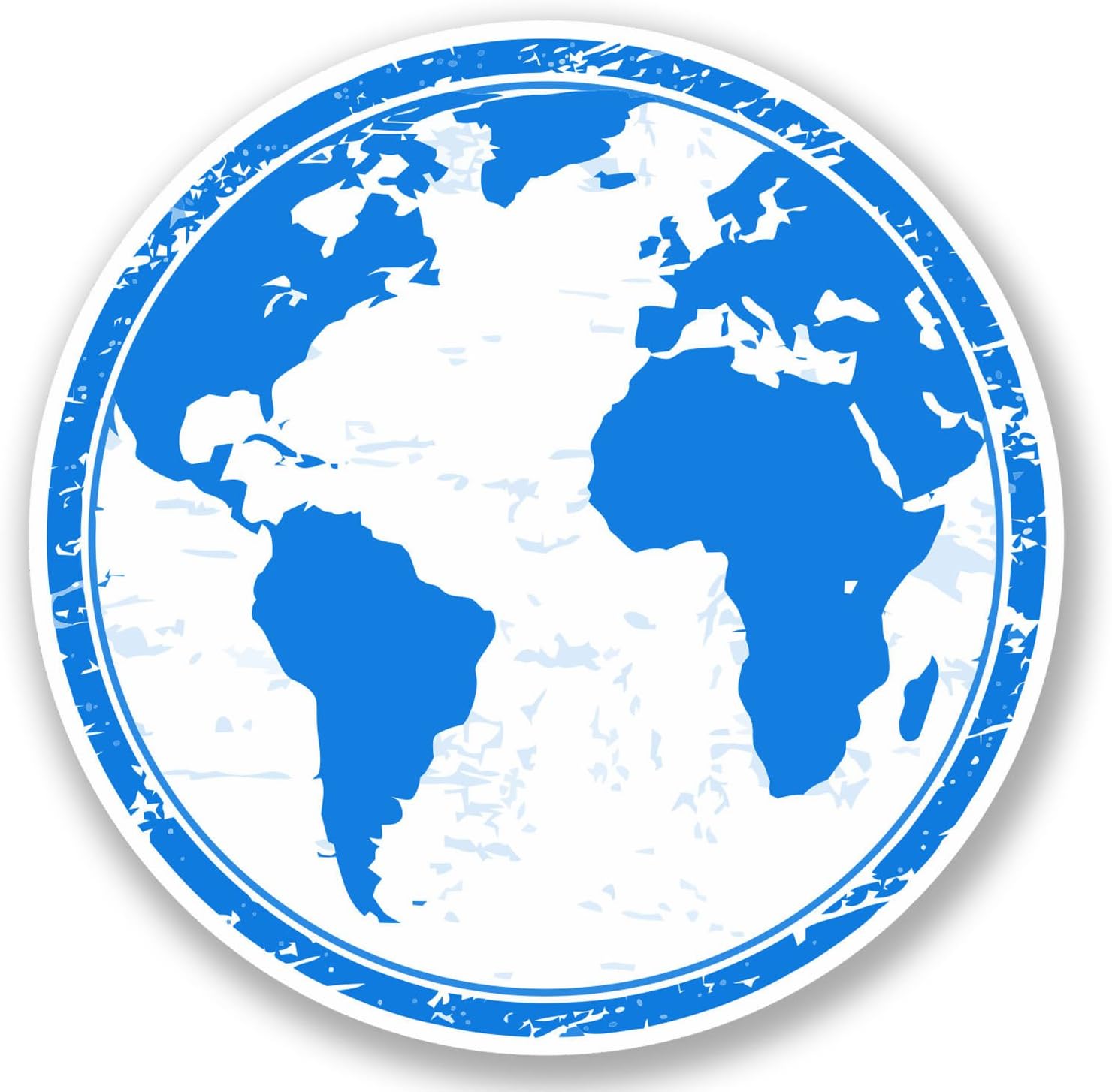 Amazon.com: 2 x 10cm Earth Vinyl Stickers: Everything Else