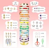 Fournine 23000 Pcs Clay Beads Friendship Bracelet Kit 144 Colours 7 Boxes view 3