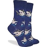 Good Luck Sock Women's Shark Socks, Adult
