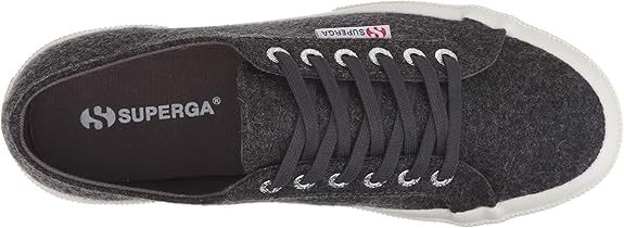 superga charcoal leather