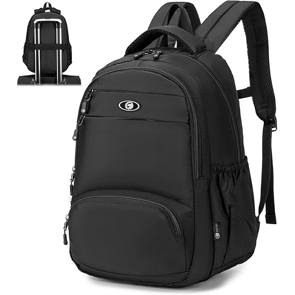 Nixjoro 40x30x15 cm Personal Item Travel Bag,16x12x6 inch Small Carry On Backpack 20L, Flight Approved Underseat Travel Luggage Bag,Mochila de Viaje,Cabin Size Lightweight Black