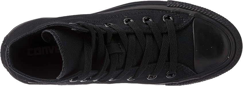 converse shoes full black