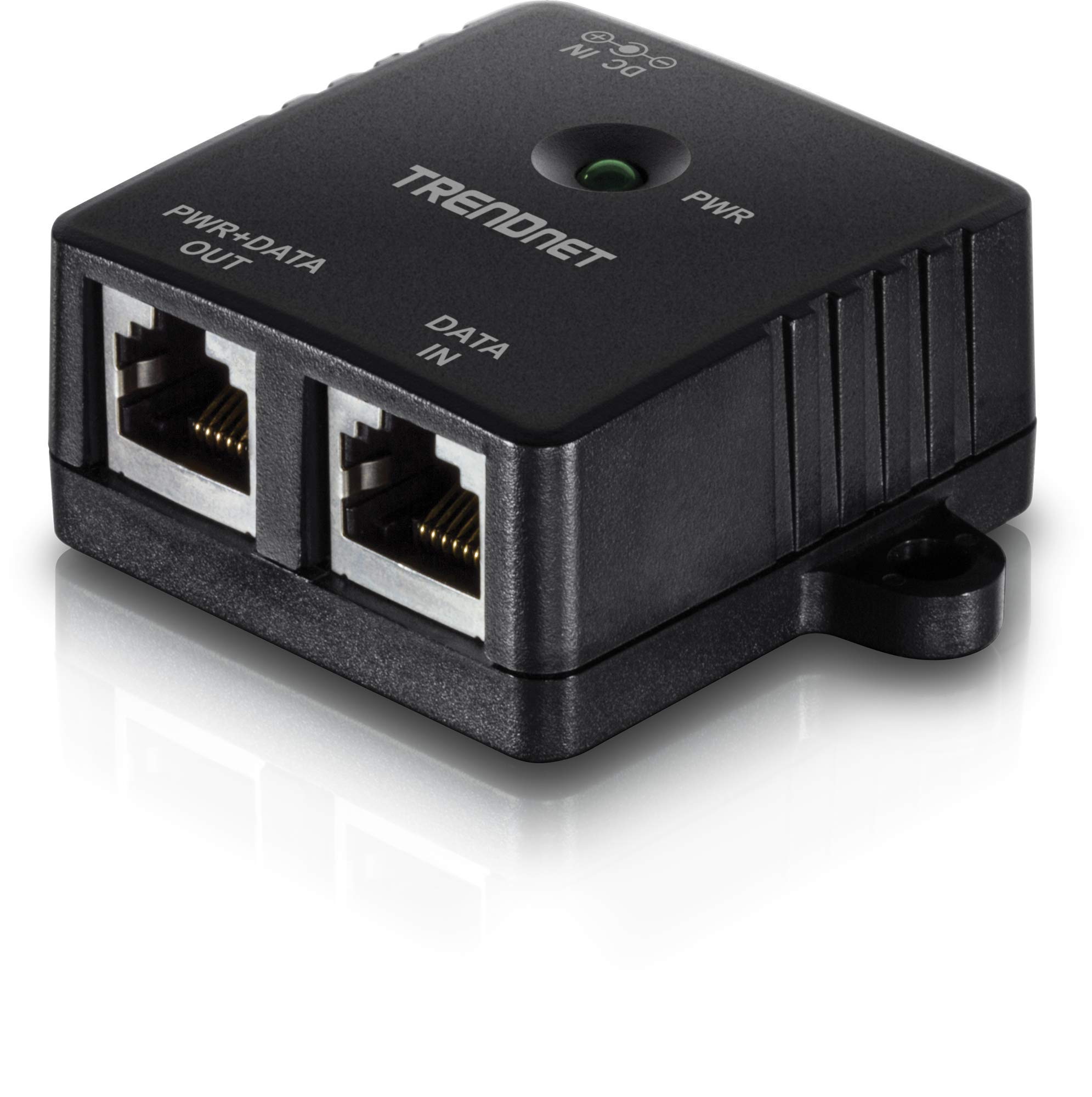TRENDnet Gigabit Power Over Ethernet Injector, TPE-113GI (Version 3.0R), Full Duplex Gigabit Speeds, Connect Devices Up to 100m (328 ft), Wall Mount, Connect Network Devices Up to 100M (328 ft.)