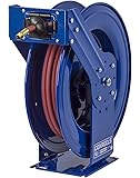 COXREELSTruck Series Maximum-Duty Air Hose Reel, 300 PSI, Model# TSH-N-350, 3/8" Hose ID, 50' Length