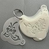 XCPrinted 20 Reusable Body Paint Stencils for Party & Festival Makeup - Washable Face & Body Art Templates with Snap Closure Storage Pouch, Safe PET Plastic for Halloween, Birthdays ﻿（1-20）