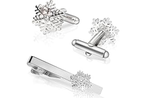 MHEIJO Cuff Links Mens, Cufflinks for Men, Black Cufflinks for Men, Silver Men’s Cuff links, Wedding Cufflink Shirts for Men, Mens Cufflink Dress Shirts Jewelry Accessories for Men Women Boys Dad Father