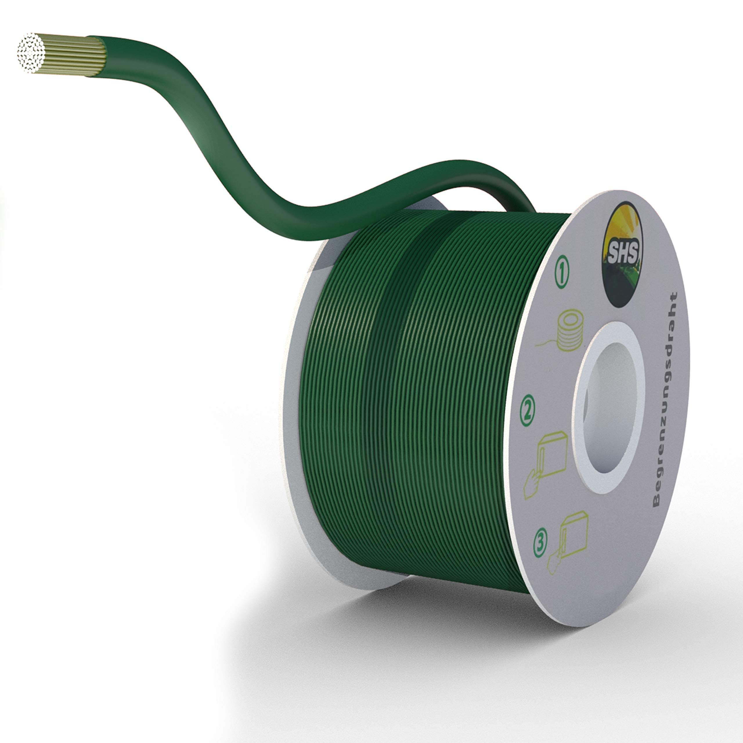 5 m Boundary Cable for Robotic lawnmowers, Lawn mowers, Accessory Set, Boundary Wire for Search Cables, Compatible with Gardena/Bosch/Husqvarna/Worx/Honda/Robomow/iMow, Diameter 2.7 mm