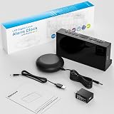 Mesqool Loud Alarm Clock with Bed Shaker Dual Alarm 7" LED Display view 8