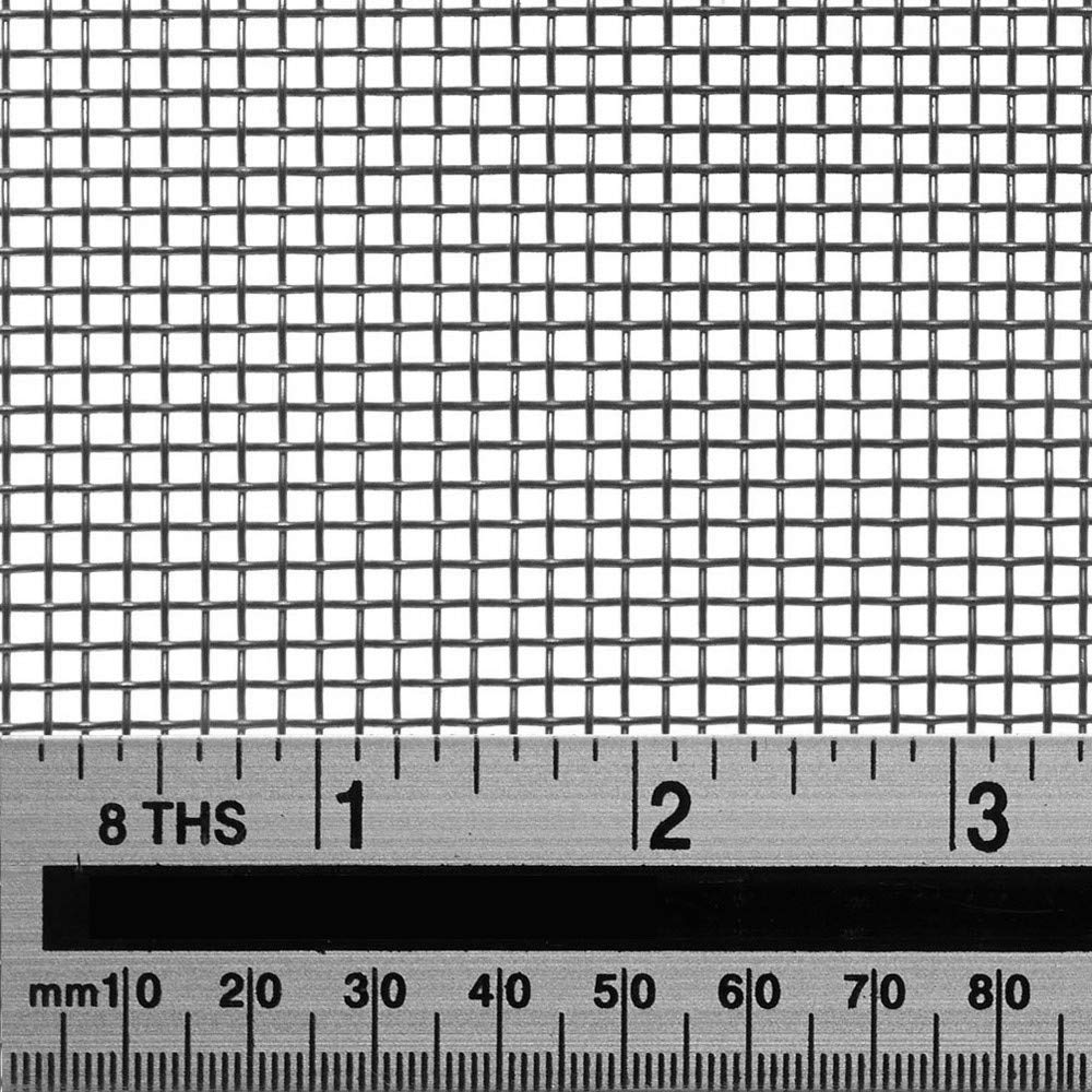Woven Wire 8 Mesh 12"X24" 30cm X60cm x2.5mm Beekeeping Varoa/Varroa Apiary Steel 60% Open Area Filter Sheet Water Oil Industrial Filtration