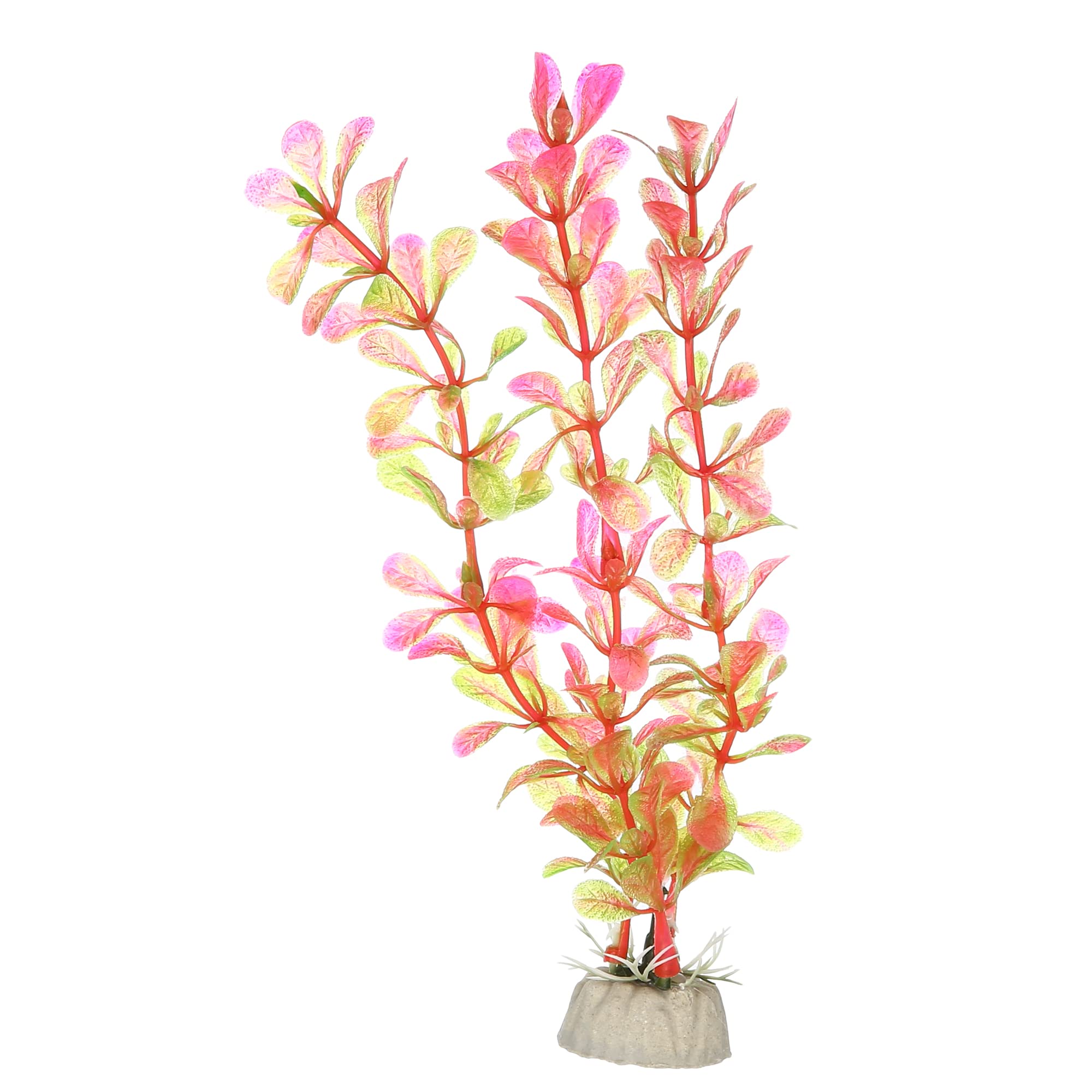 VOCOSTE 1 Pcs Fish Tank Aquarium Decorations Artificial Plants, Pink, 18.5cm