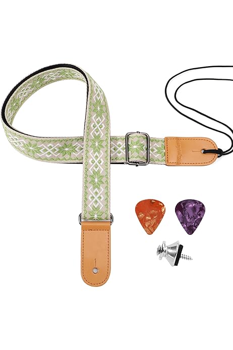 Marssstilalo Cute Soft Polyster Cartoon Ukulele Shoulder Strap