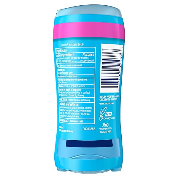 [SECRET] SECRET DEODORANT (SHOWER FRESH) 2.5 OZ (73 G) 2 PKG