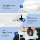 BREENHILL Disposable Face Cradle Covers 100 Count Ultra Soft Massage Covers view 3